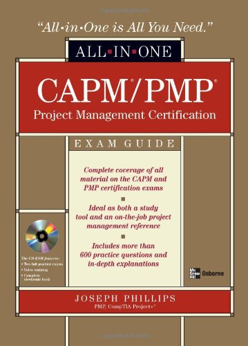 Capm Pmp Project Management Allinone Exam Guide Allinone 1st Edition Joseph Phillips