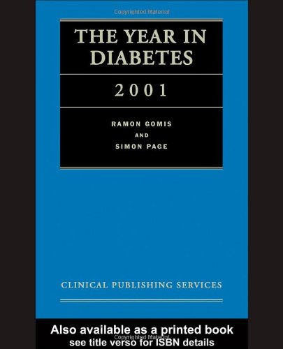 The Year In Diabetes 2001 1st Edition R Gomis Sr Page