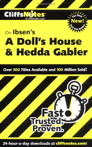 Cliffsnotes On Ibsens A Dolls House Hedda Gabler 1st Edition Marianne Sturman
