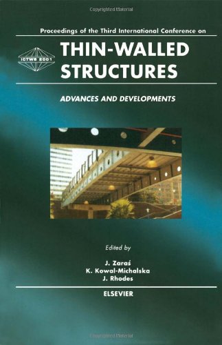 Thinwalled Structures Advances And Developments 1st Edition J Zaras
