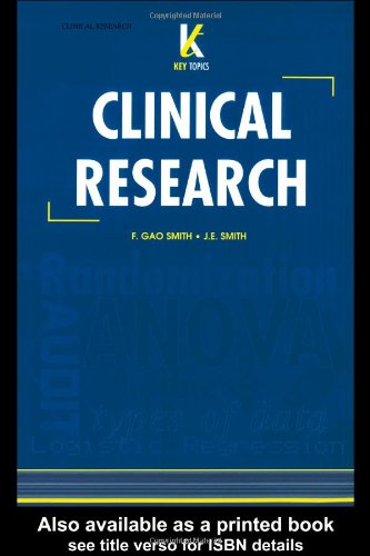 Key Topics In Clinical Research And Statistics Key Topics Series Bios 1st Edition Je Smith