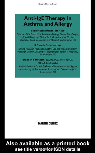 Antiige Therapy In Asthma And Allergy 1st Edition Sh Arshad