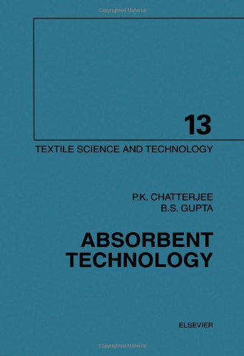 Absorbent Technology 1st Edition Pk Chatterjee And Bs Gupta Eds