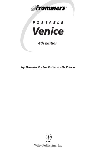 Frommers Portable Venice 2003 Frommers Portable Darwin Porter