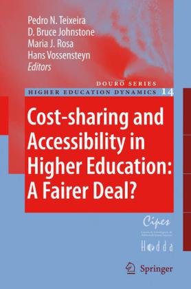 Costsharing And Accessibility In Higher Education A Fairer Deal Higher Education Dynamics 1st Edition Pedro N Teixeira