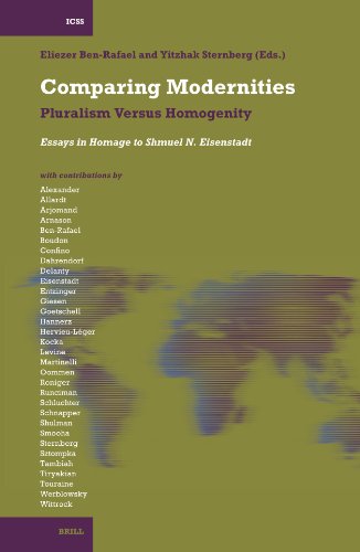 Comparing Modernities Pluralism Versus Homogenity Essays In Homage To Shmuel N Eisenstadt International Comparative Social Studies 10 Eliezer Benrafael