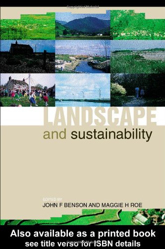 Landscape And Sustainability 1st Edition John Benson