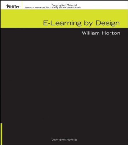 Elearning By Design 1st Edition William Horton