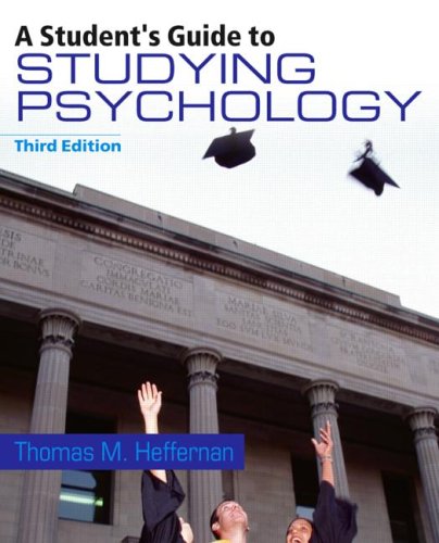 A Students Guide To Studying Psychology 3rd Edition Thoma Heffernan