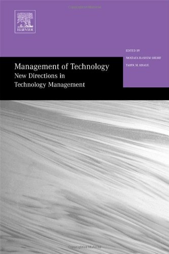 New Directions In Technology Management Management Of Technology Management Of Technology 2nd Edition Hashem Sherif