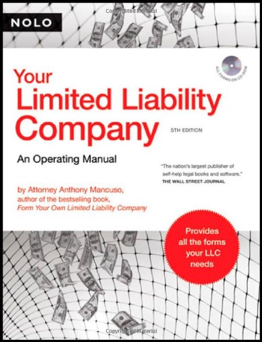 Your Limited Liability Company An Operating Manual 5th Edition 5th Anthony Mancuso