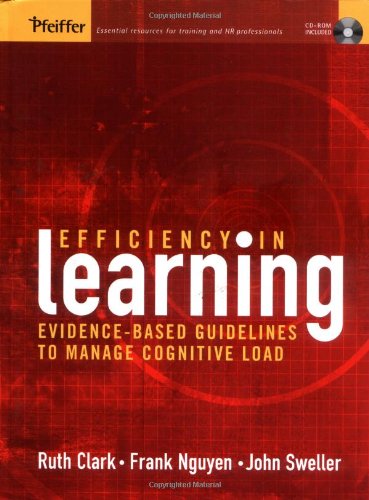 Efficiency In Learning Evidencebased Guidelines To Manage Cognitive Load Ruth Colvin Clark