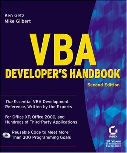 Vba Developers Handbook 2nd Edition 2nd Edition Ken Getz Mike Gilbert