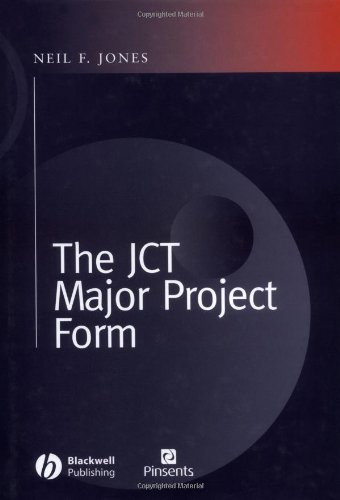 The Jct Major Project Form 1st Edition Neil F Jones
