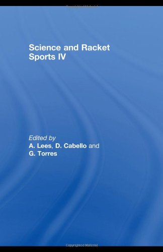 Science And Racket Sports Iv 1st Edition Adrian Lees D