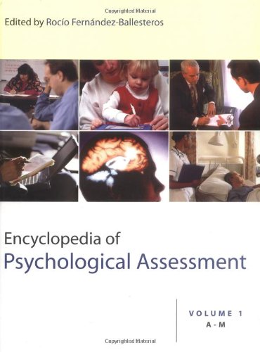 Encyclopedia Of Psychological Assessment Two Volume Set Twovolume Set Rocio Fernandezballesteros