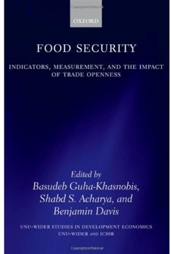 Food Security Indicators Measurement And The Impact Of Trade Openness W I D E R Studies In Development Economics Basudeb Guhakhasnobis
