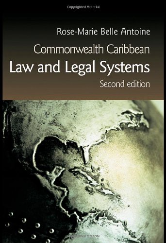 Commonwealth Caribbean Law And Legal Systems 2 E Commonwealth Caribbean Law 2nd Edition Rosema Antoine