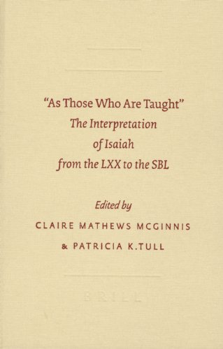 As Those Who Are Taught Sbl Symposium Mathews Mcginnis C Ed