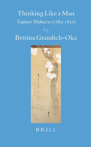 Thinking Like A Man Tadano Makuzu 17631825 Brills Japanese Studies Library Bettina Gramlichoka