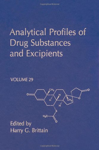 Analytical Profiles Of Drug Substances And Excipients 29 1st Edition Harry G Brittain Eds