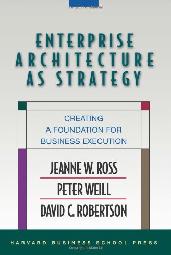Enterprise Architecture As Strategy Creating A Foundation For Business Execution Jeanne W Ross