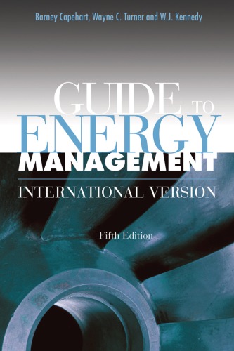 Guide To Energy Management International Version 5th Edition 5 Int Barney L Capehart