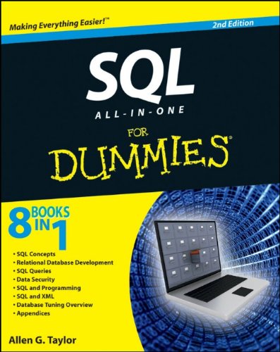 Sql Allinone For Dummies 2nd Edition Allen G Taylor