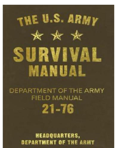 U S Army Survival Manual Department Of The Army Field Manual 2176 Headquarters