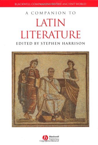 A Companion To Latin Literature 1st Edition Stephen Harrison