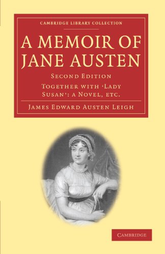 A Memoir Of Jane Austen Together With Lady Susan 1st Edition James Edward Austen Leigh