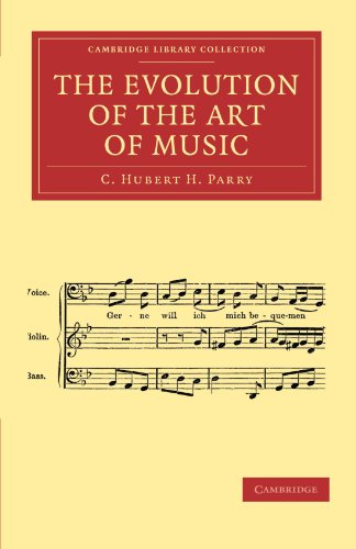 The Evolution Of The Art Of Music 1st Edition C Hubert H Parry