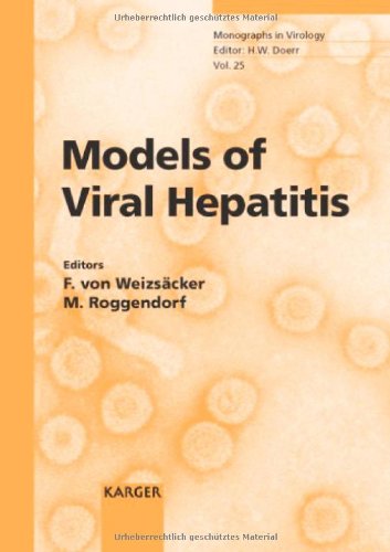 Models Of Viral Hepatitis 1st Edition Fritz Von Weizsäcker Michael Roggendorf