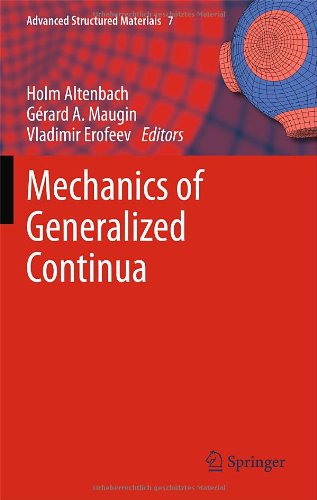 Mechanics Of Generalized Continua 1st Edition Holm Altenbach