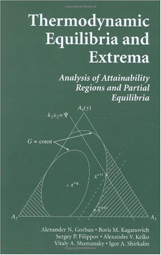 Thermodynamic Equilibria And Extrema Analysis Of Attainability Regions And Partial Equilibrium 1st Edition Alexander N Gorban