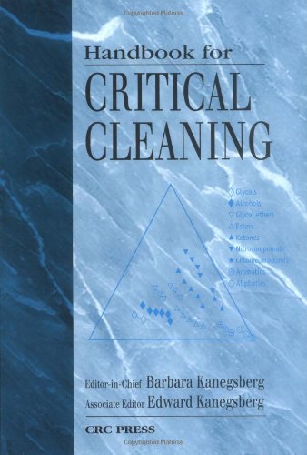 Handbook For Critical Cleaning 1st Edition Barbara Kanegsberg