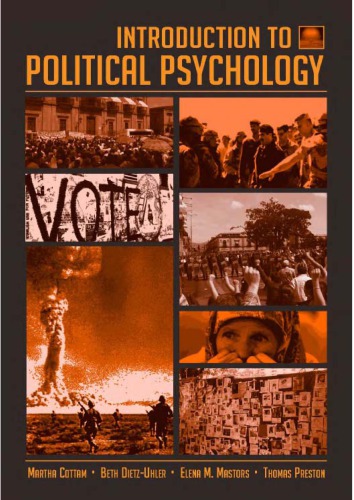 Introduction To Political Psychology Martha L Cottam