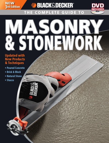 Black Decker The Complete Guide To Masonry Stonework 3tradepaper With Dvd Black Decker Corporation