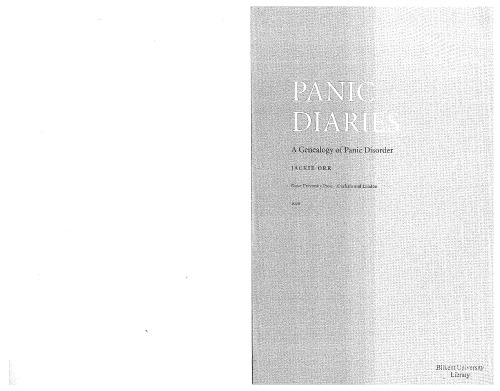 Panic Diaries A Genealogy Of Panic Disorder Jackie Orr