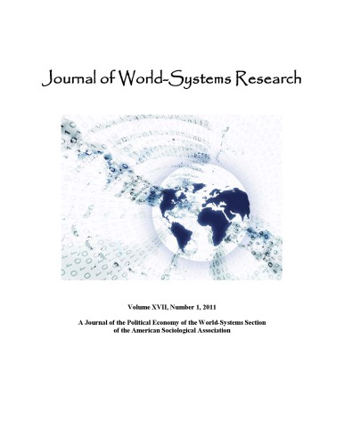 Jwsr Volume Xvii Number 1 2011 Andrew K Jorgenson Edward Kick Editors