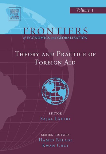 Theory And Practice Of Foreign Aid Sajal Lahiri