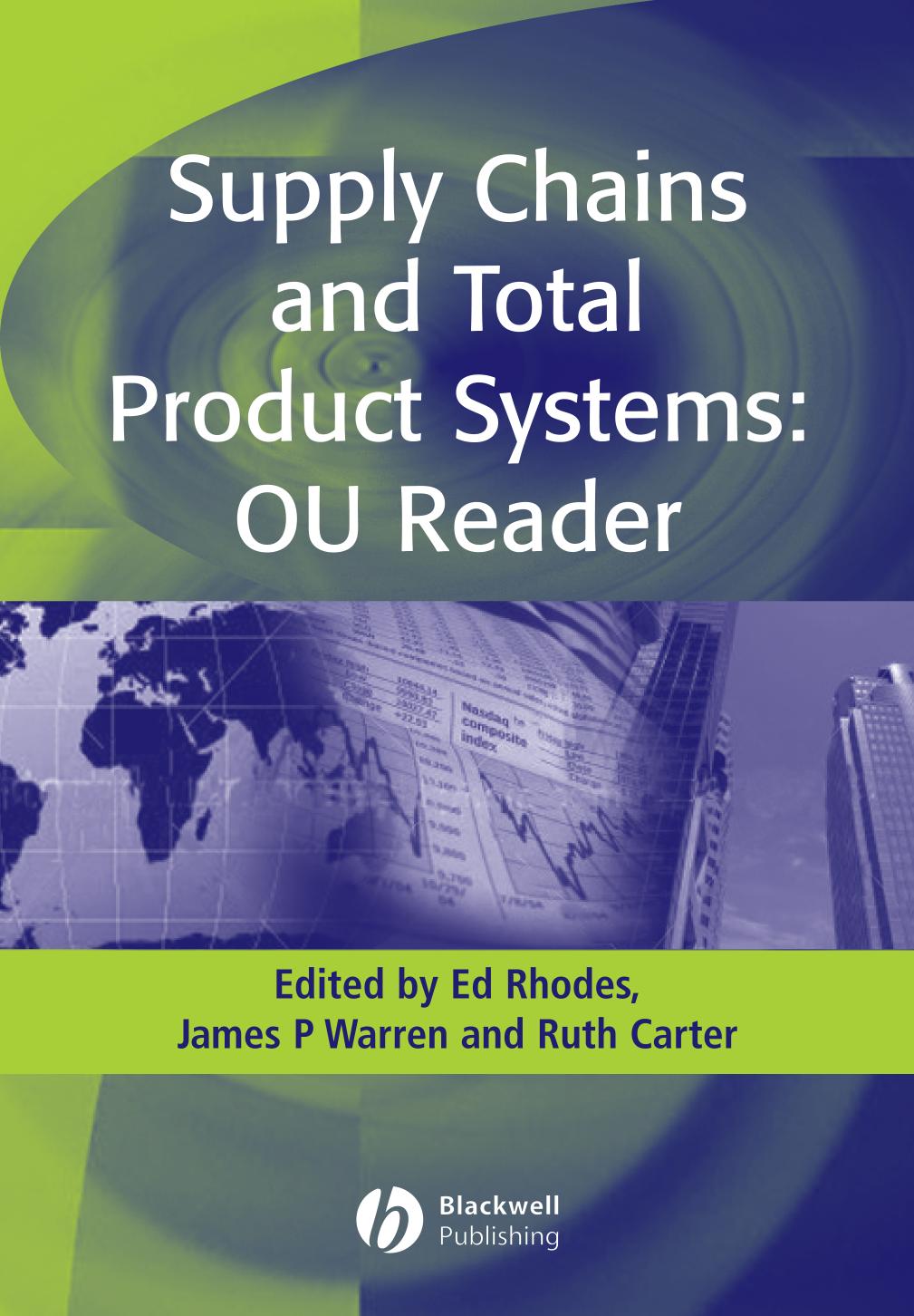 Supply Chains And Total Product Systems A Reader 1st Edition Ed Rhodes