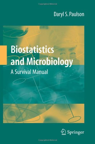 Biostatistics And Microbiology A Survival Manual 1st Edition Daryl S Paulson