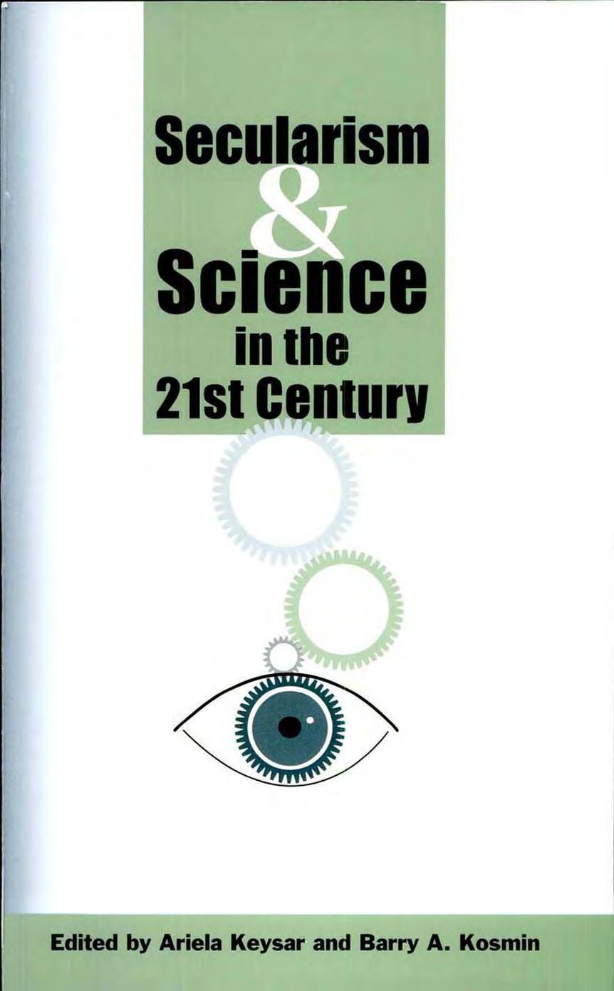 Secularism And Science In The 21st Century Ariela Keysar Barry A Kosmin Editors