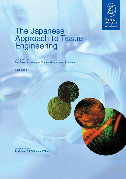 The Japanese Approach To Tissue Engineering The Report Of The Royal Academy Of Engineering Mission To Japan Royal Academy Of Engineering