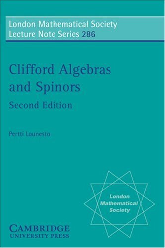 Clifford Algebras And Spinors 2nd Edition Pertti Lounesto
