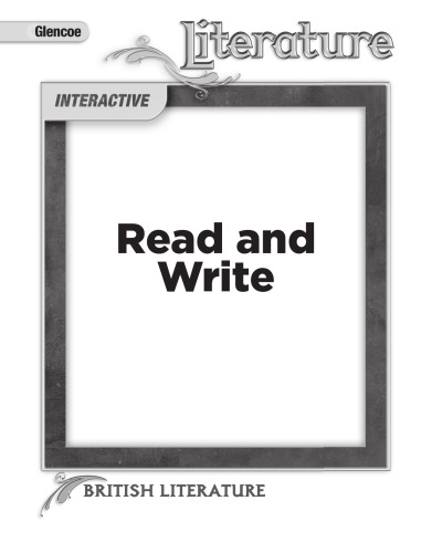 Read And Write British Literature Approaching Level Student Edition Editor