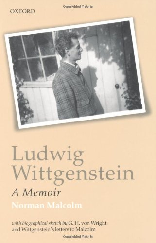 Ludwig Wittgenstein A Memoir 2nd Edition Norman Malcolm With A Biographical Sketch By Georg Henrik Wright 2nd Edition With Wittgensteins Letters To Malcolm