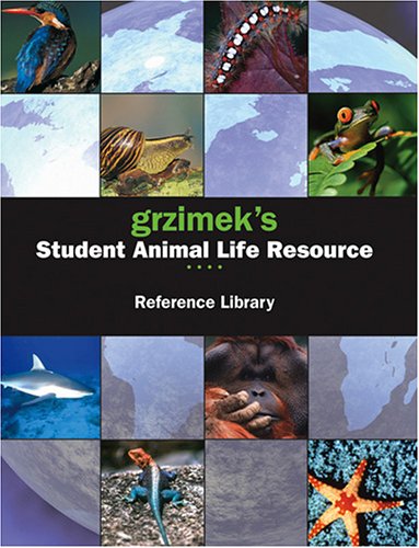 Grzimeks Student Animal Life Resource Cumulative Index 1st Edition Madeline S Harris