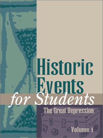 Historic Events For Students The Great Depression Historic Events For Students 1st Edition Richard Clay Hanes